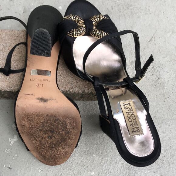 Jeweled Badgley Mischka heels - Picture 10 of 12
